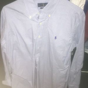 Men's PRL long sleeve 15/38 dress shirt